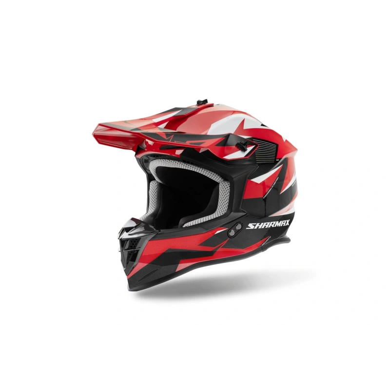 Шлем кроссовый Sharmax SH336 Red/Black