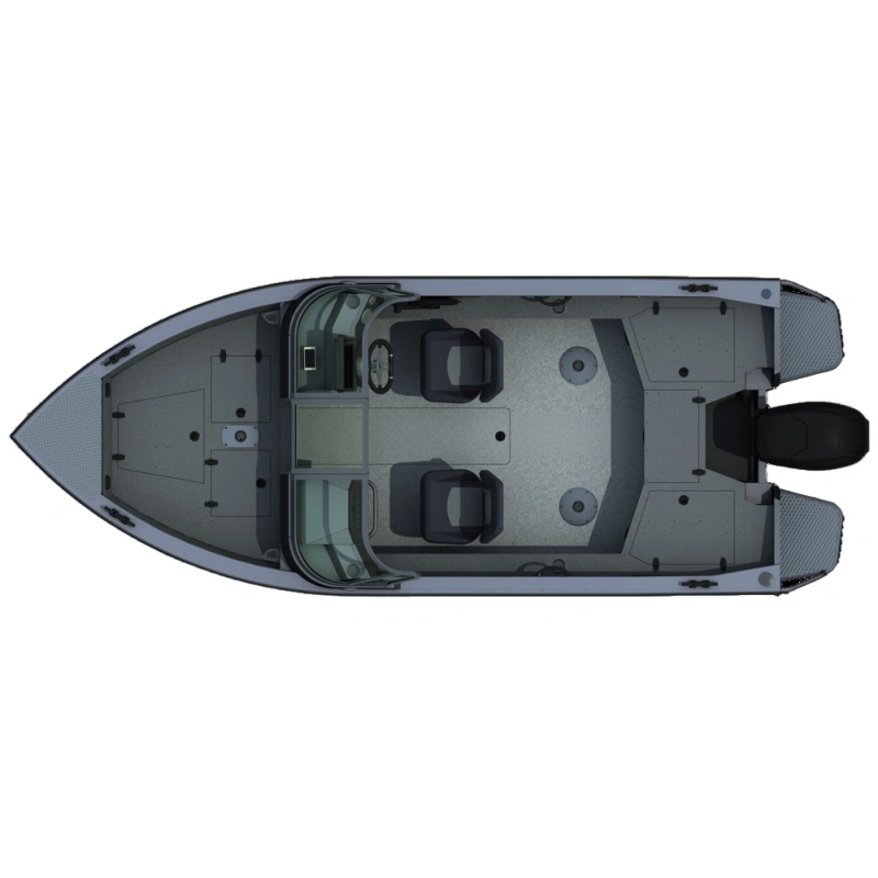 Катер-лодка алюминиевая SIBERIA S4 (one)