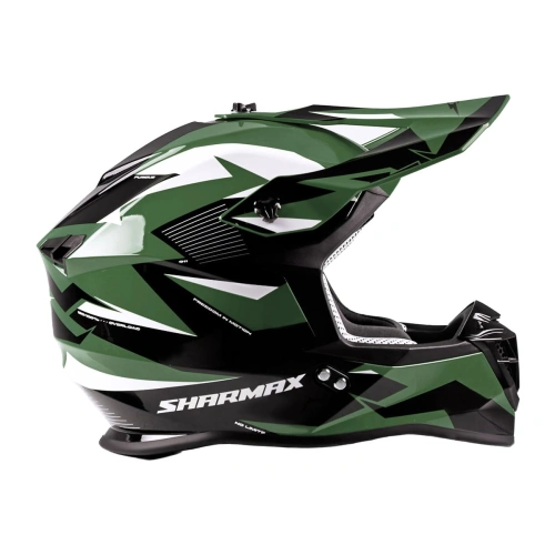 Шлем кроссовый Sharmax SH336 Khaki/Black