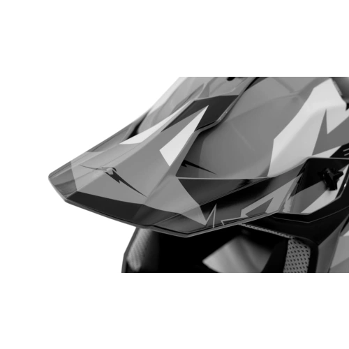 Шлем кроссовый Sharmax SH336 Gray/Black