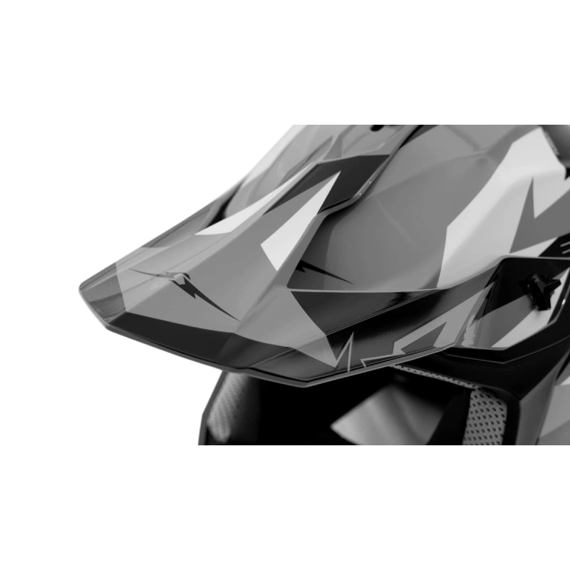 Шлем кроссовый Sharmax SH336 Gray/Black