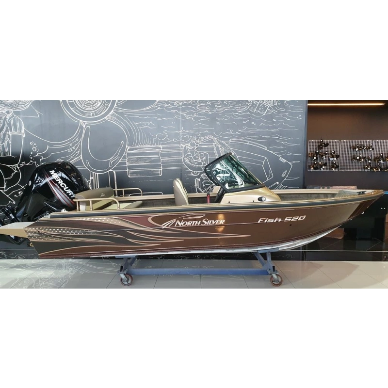 Катер-лодка алюминиевая NORTHSILVER 520 Fish
