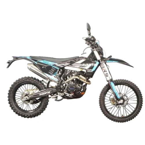 Мотоцикл кроссовый эндуро AVANTIS 250 Carb Nibbi Exclusive (CB250-F/172FMM Design HS черный) ARS с ПТС
