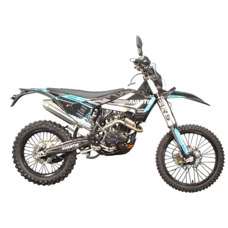 Мотоцикл кроссовый эндуро AVANTIS 250 Carb Nibbi Exclusive (CB250-F/172FMM Design HS черный) ARS с ПТС