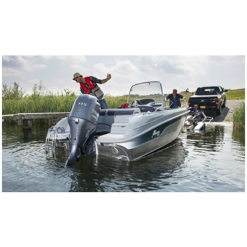 Комплект Алюминиевая лодка (катер) Mikatsu (Микатсу) 590 (Z99) Sport + мотор Yamaha F115BETL