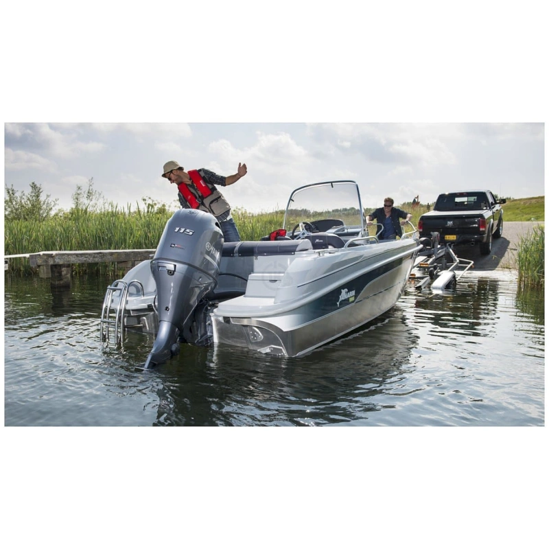 Комплект Алюминиевая лодка (катер) Mikatsu (Микатсу) 590 (Z99) Sport + мотор Yamaha F115BETL