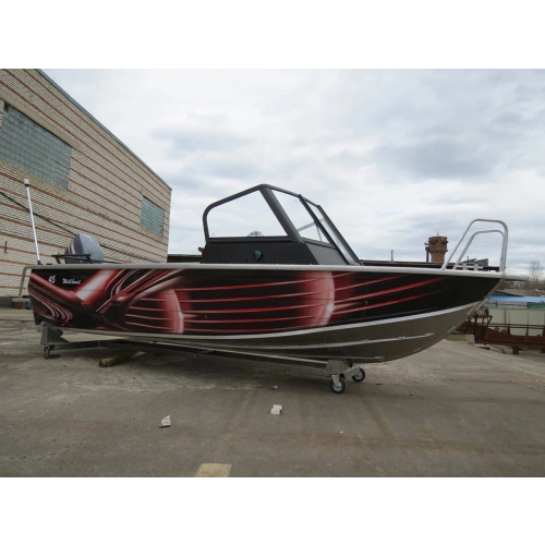 Катер-лодка алюминиевая WELLBOAT 45i