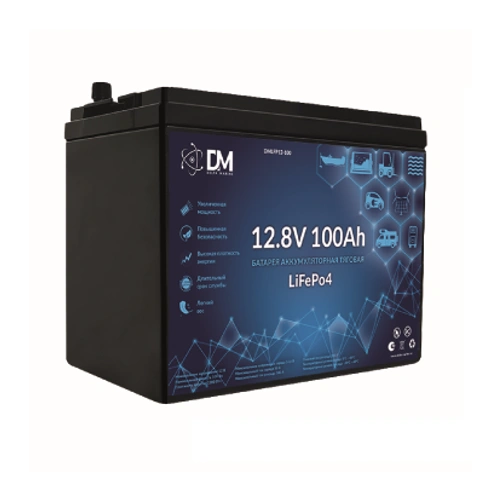 Аккумулятор для электромотора DM 12В 100А/ч Lifepo4