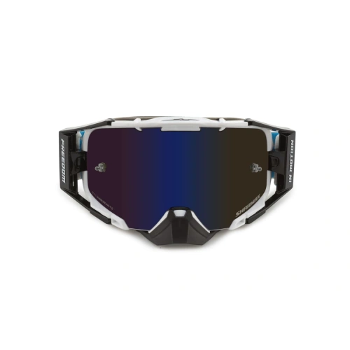 Очки кроссовые Sharmax White/Blue
