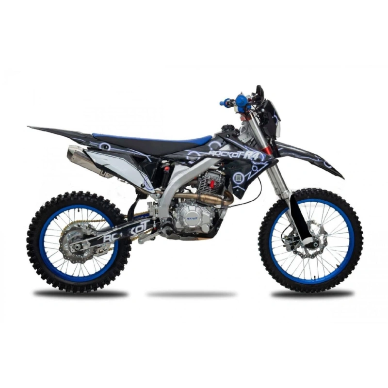 Мотоцикл кроссовый эндуро ROCKOT R4-250 Blue Trone 21/18 172FMM (2021 г.)