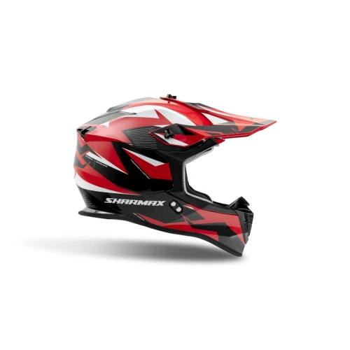 Шлем кроссовый Sharmax SH336 Red/Black