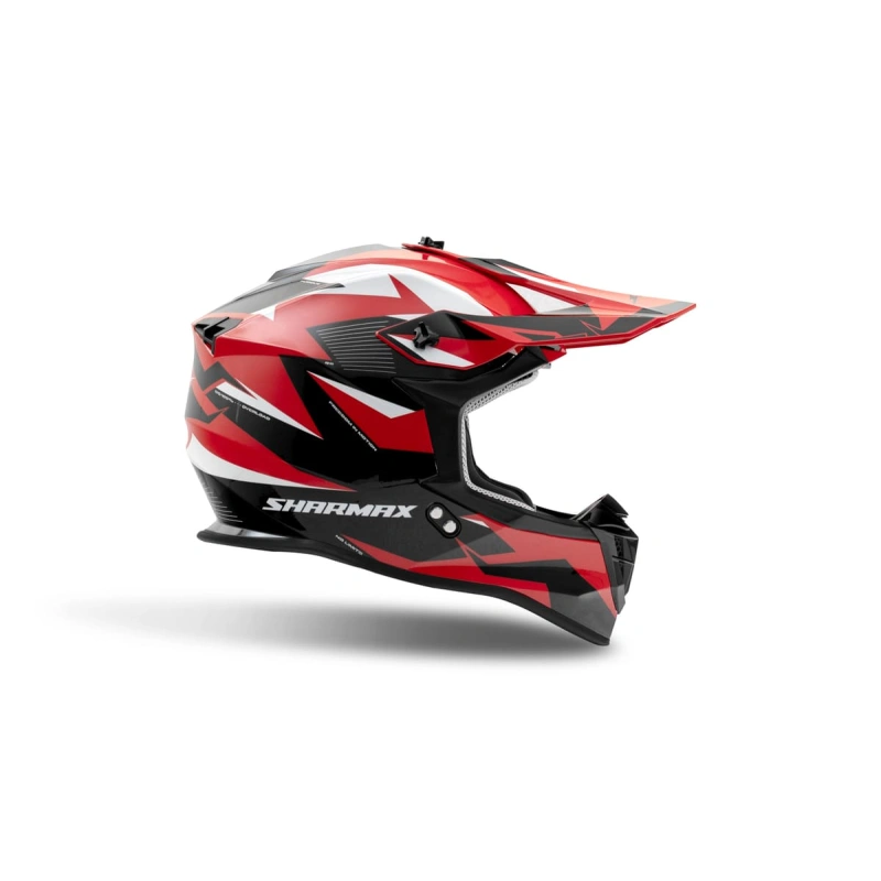 Шлем кроссовый Sharmax SH336 Red/Black