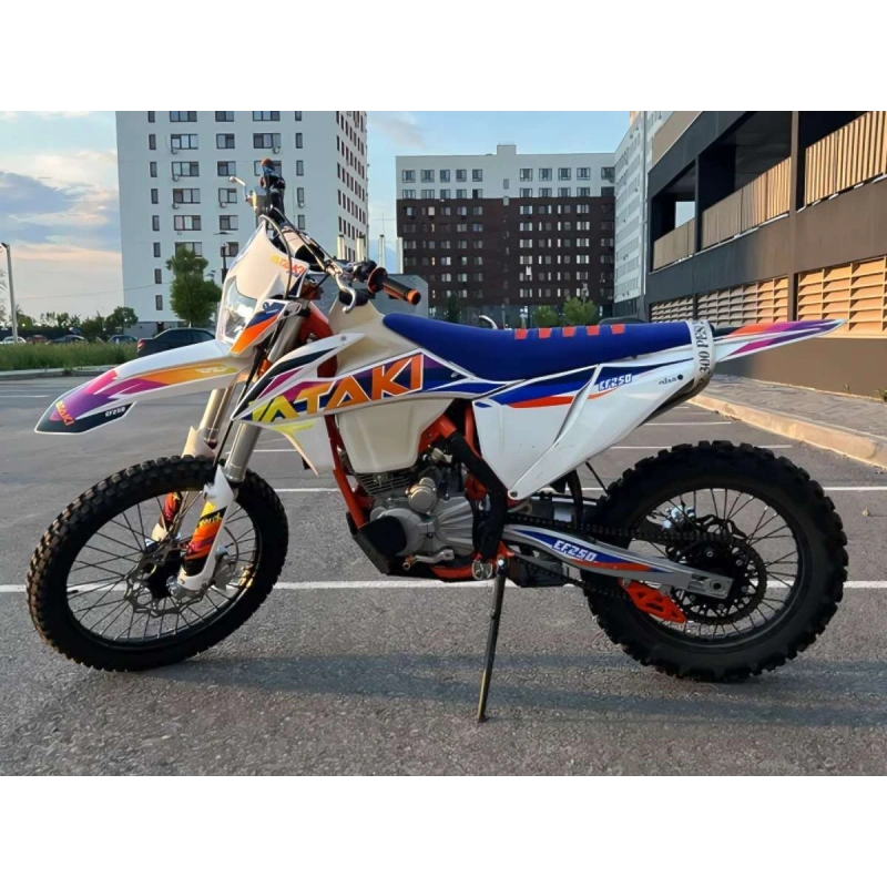 Мотоцикл кроссовый эндуро ATAKI EF250R (4T 172FMM - 6 4V) 21/18 (2023 г.)
