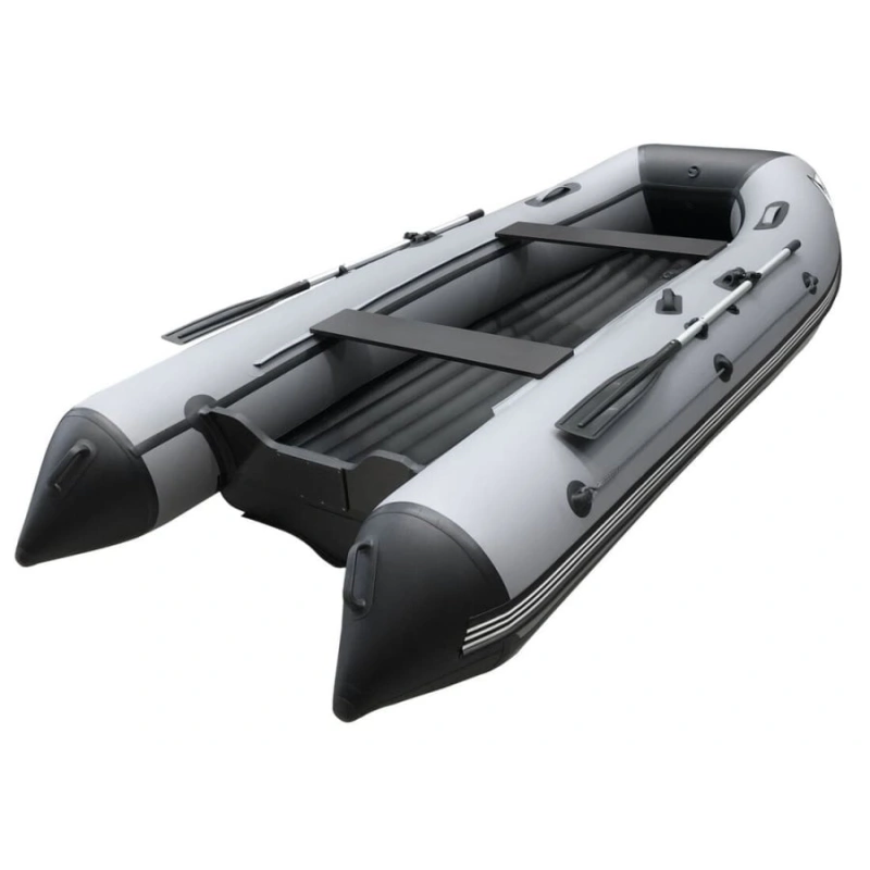 Лодка ПВХ ORCA 340 НДНД серый/черный