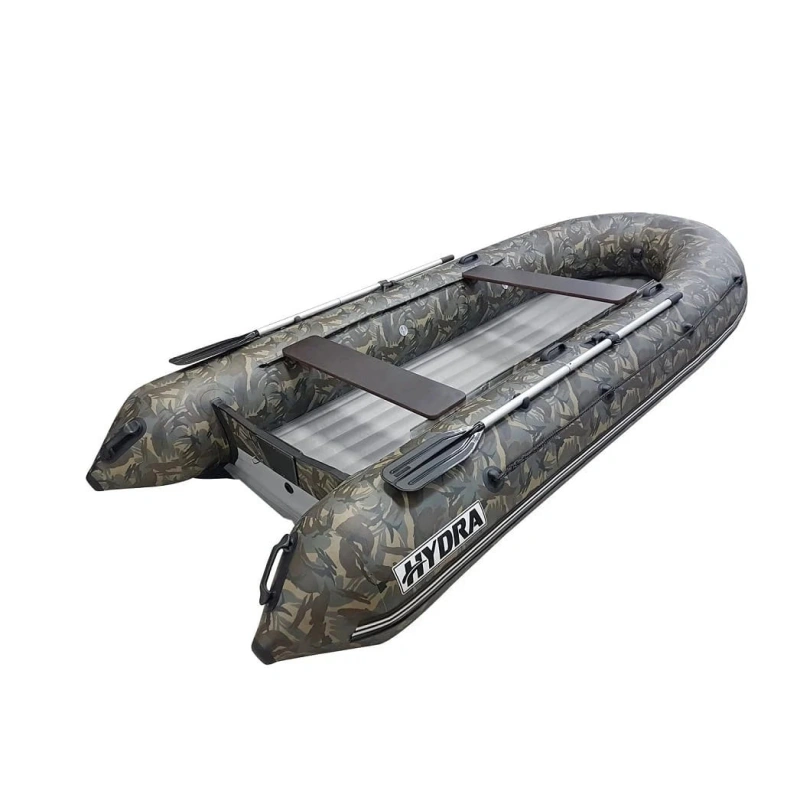 Лодка ПВХ HYDRA Nova 400 Люкс камуфляж + 4х-тактный лодочный мотор NISSAN MARINE NMF 40 A ETS