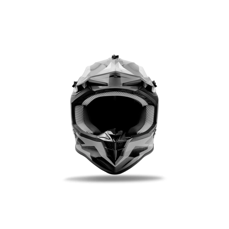 Шлем кроссовый Sharmax SH336 Gray/Black