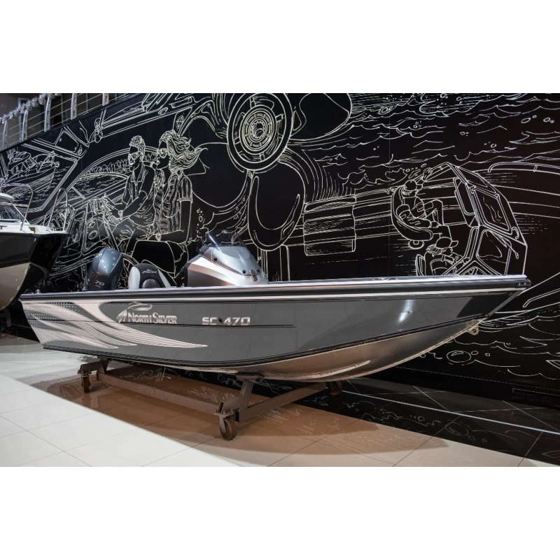 Катер-лодка алюминиевая NORTHSILVER 470 SC