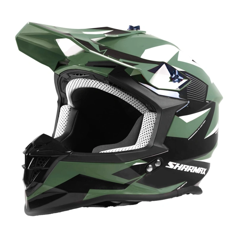 Шлем кроссовый Sharmax SH336 Khaki/Black