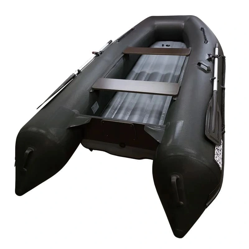 Лодка ПВХ ALTAIR HD 320 НДНД Карбон + 2х-тактный лодочный мотор APACHE T5 BS