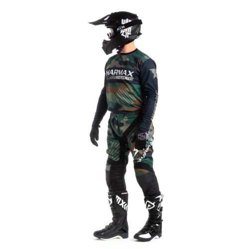 Мотоштаны Sharmax Military Green
