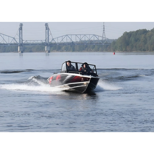 Катер-лодка алюминиевая WELLBOAT 45АU