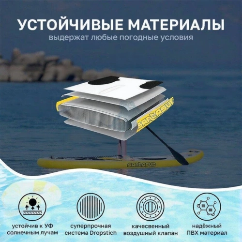 Сап доска детская Santasup kids 7.8 Yellow