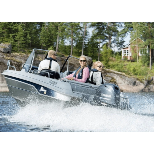 Комплект Алюминиевая лодка (катер) Mikatsu (Микатсу) 475 (Z43) Sport + мотор Yamaha F60FETL