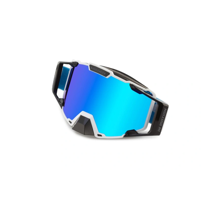 Очки кроссовые Sharmax Premium White/Blue