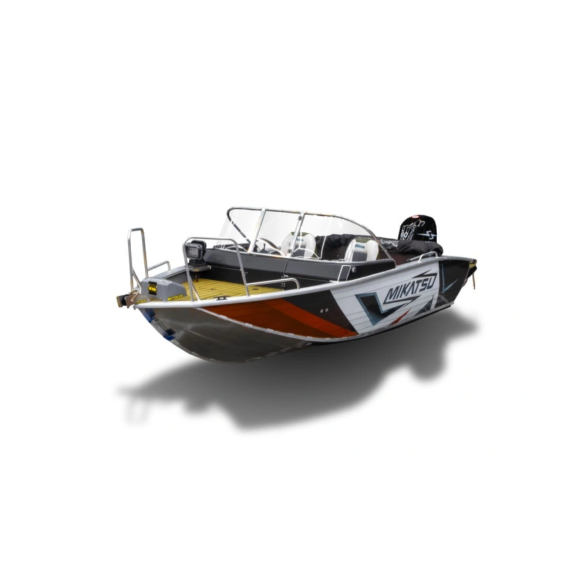 Комплект Алюминиевая лодка (катер) Mikatsu (Микатсу) 475 (Z43) Premium + мотор Yamaha F60FETL