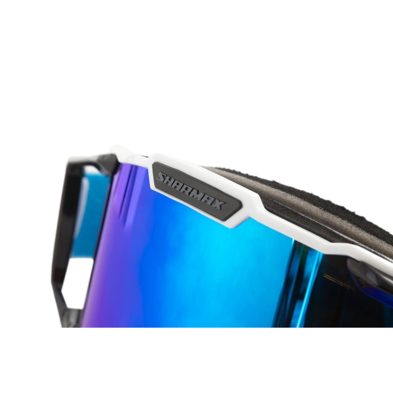 Очки кроссовые Sharmax Premium White/Blue