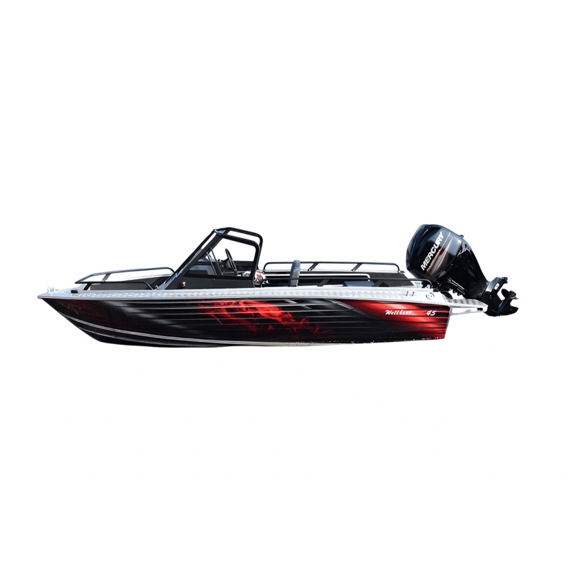 Катер-лодка алюминиевая WELLBOAT 45АU