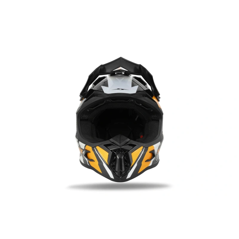 Шлем кроссовый Sharmax SH536 Orange/Black