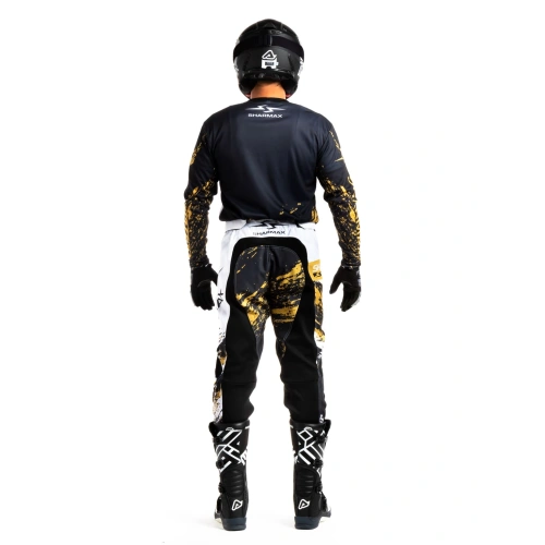 Мотоштаны Sharmax Black-gold