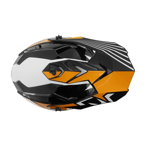 Шлем кроссовый Sharmax SH536 Orange/Black