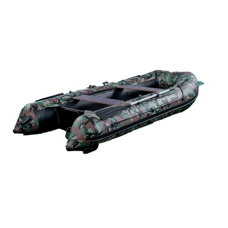 Лодка ПВХ RIVERBOATS 330 AL + 2х-тактный лодочный мотор HIDEA HD9.9FHS Pro