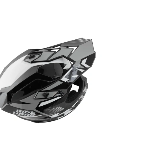 Шлем кроссовый Sharmax SH536 Gray/Black