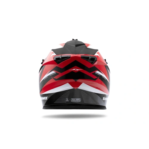 Шлем кроссовый Sharmax SH336 Red/Black