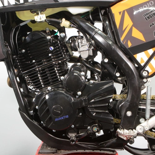 Мотоцикл кроссовый эндуро AVANTIS 250 Carb Nibbi Exclusive (CB250-F/172FMM Design KTM черный) ARS с ПТС