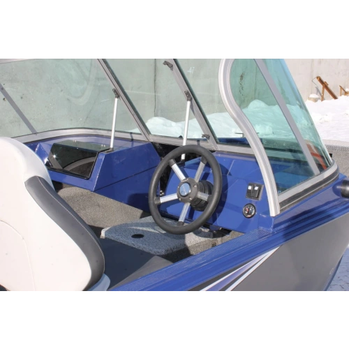Катер-лодка алюминиевая WINDBOAT 4.6 DC EvoFish