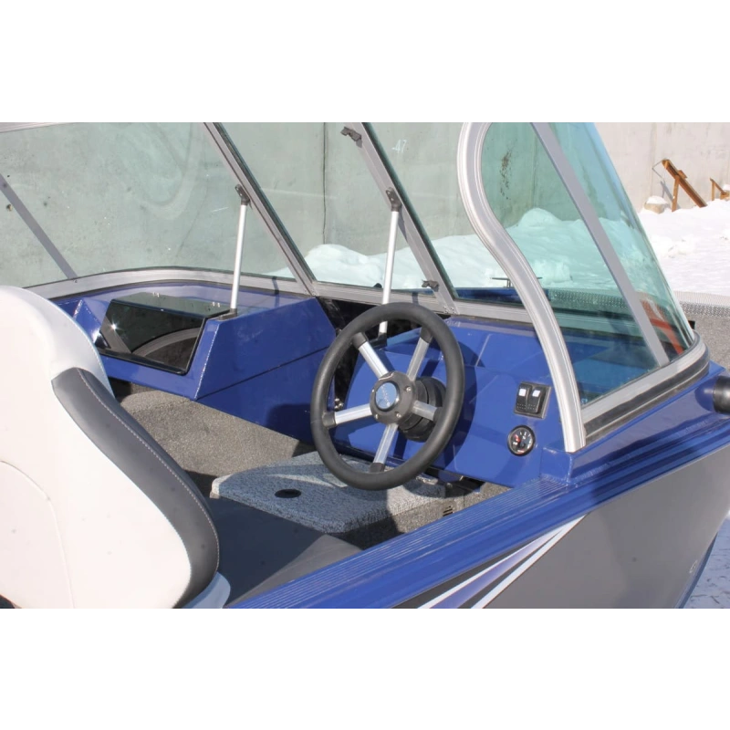 Катер-лодка алюминиевая WINDBOAT 4.6 DC EvoFish