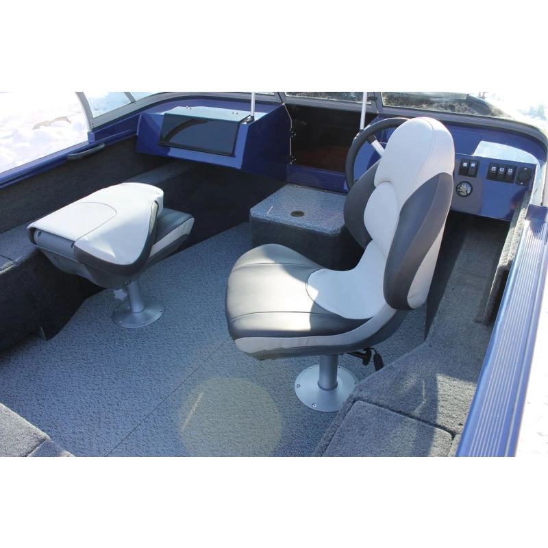 Катер-лодка алюминиевая WINDBOAT 4.6 DC EvoFish