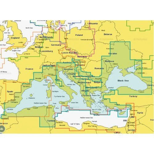 Карта Navionics+ 43XG Средиземное море