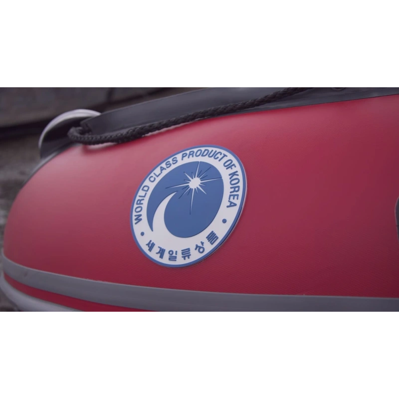 Лодка ПВХ STORMLINE Flexiteek 340 (черно-зеленая/красно-черная)