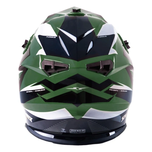 Шлем кроссовый Sharmax SH336 Khaki/Black
