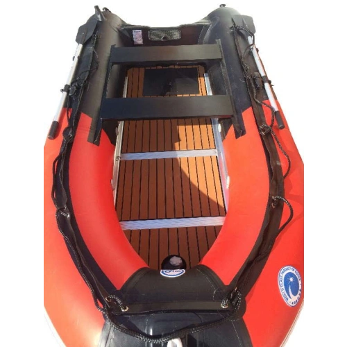 Лодка ПВХ STORMLINE Flexiteek 310 (черно-зеленая/красно-черная)