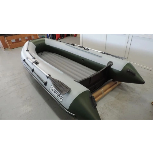 Лодка ПВХ COMPAS 380S + 2х-тактный лодочный мотор HDX T 30 FWS